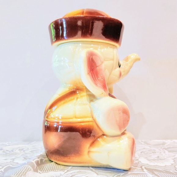 Rare VTG Elephant USA, 12" collectable cookie Jar. Read - Picture 8 of 14